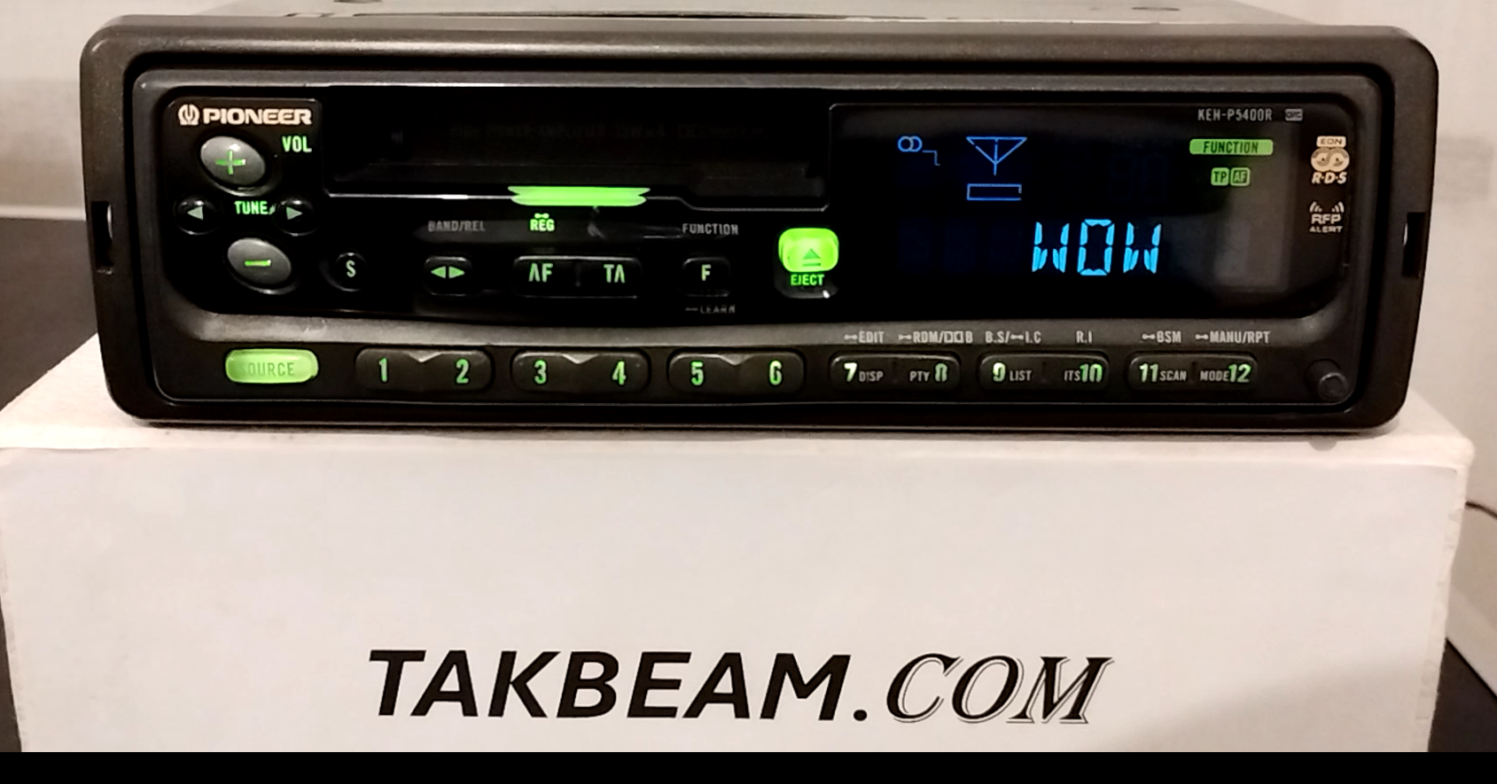 Review Pioneer KEH P5400R Cassette Headunit from 1996